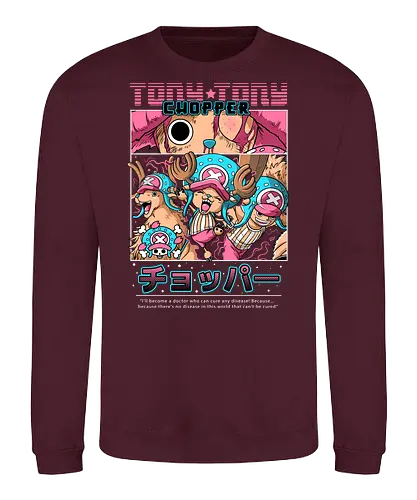 Cotton Candy Lover - Pirate, chopper, tony tony chopper, straw hat crew, anime doctor, cute anime, reindeer pirate, grand line - Sweatshirt