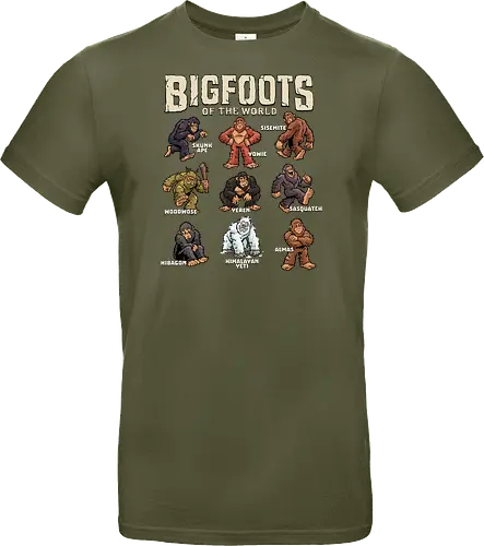 Bigfoots of the World