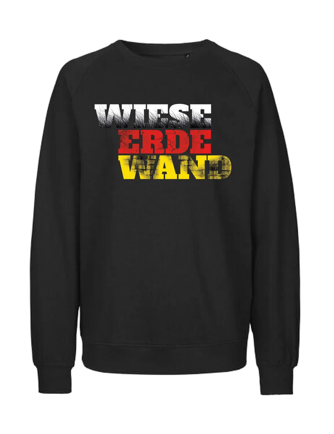 Wiese Erde Wand - Fairtrade Sweatshirt
