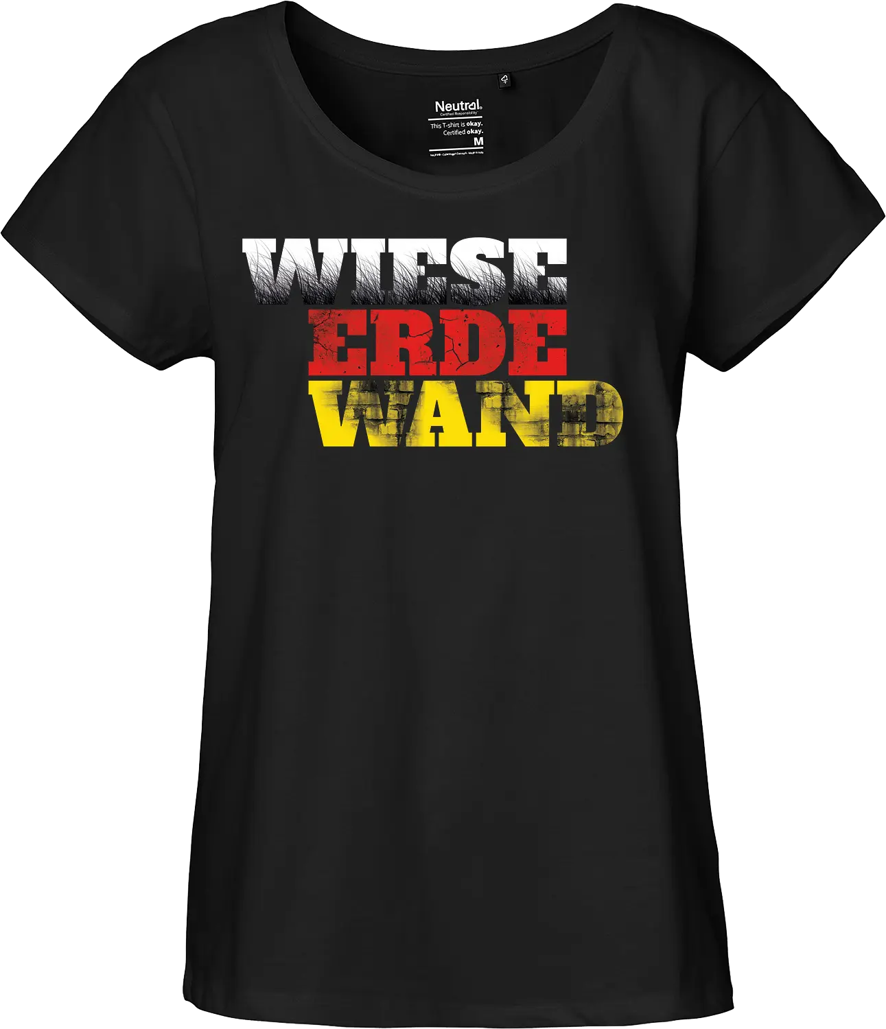 Wiese Erde Wand - Fairtrade Girl Shirt