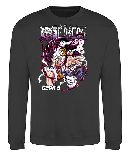 Chaos Awakening - Pirate, gear 5, anime pirate, nika form, straw hat crew, manga art, shonen anime, awakening - Sweatshirt
