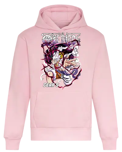 Chaos Awakening - Pirate, gear 5, anime pirate, nika form, straw hat crew, manga art, shonen anime, awakening - Heavyweight Hoodie