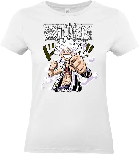 Freedom Power - Pirate, anime pirate, sun god nika, straw hat, anime power, grand line, gear 5 - Standard T-Shirt (Frauen)