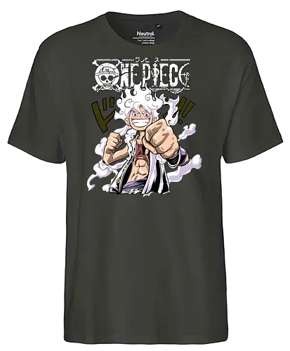 Freedom Power - Pirate, anime pirate, sun god nika, straw hat, anime power, grand line, gear 5 - Fairtrade T-Shirt