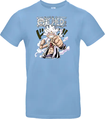 Freedom Power - Pirate, anime pirate, sun god nika, straw hat, anime power, grand line, gear 5 - Standard T-Shirt