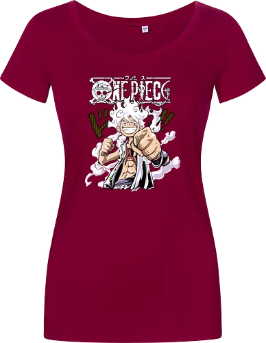 Freedom Power - Pirate, anime pirate, sun god nika, straw hat, anime power, grand line, gear 5 - Damen T-Shirt