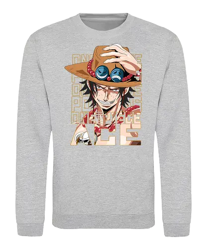 Flame Legacy - Pirate, ace, portgas d ace, fire fist, anime pirate, whitebeard pirates, grand line, shonen anime - Sweatshirt