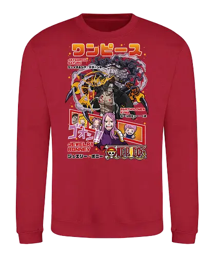 Supernova Queen - Pirate, jewelry bonney, worst generation, anime pirate, anime girl, grand line, supernova, manga art - Sweatshirt