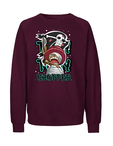 Pirate Doctor - Pirate, chopper, tony tony chopper, straw hat crew, anime doctor, cute anime, pirate crew, grand line - Fairtrade Sweatshirt