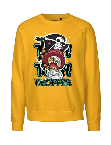 Pirate Doctor - Pirate, chopper, tony tony chopper, straw hat crew, anime doctor, cute anime, pirate crew, grand line - Fairtrade Sweatshirt
