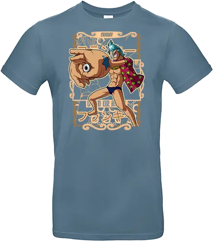 Super Machine - Pirate, franky, cyborg pirate, straw hat crew, anime mechanic, super pose, anime pirate, cola power - Standard T-Shirt