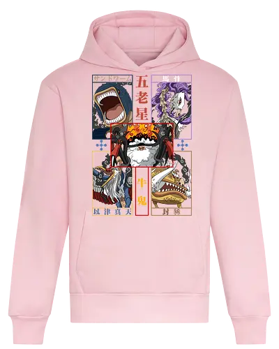 World Authority - Pirate, gorosei, five elders, anime villains, world government, manga panel, anime mystery, grand line - Heavyweight Hoodie