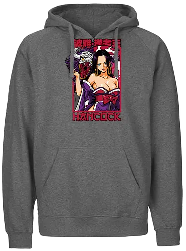 Snake Princess - Pirate, boa hancock, kuja empress, anime girl, pirate queen, anime aesthetic, grand line, manga art - Fairtrade Hoodie