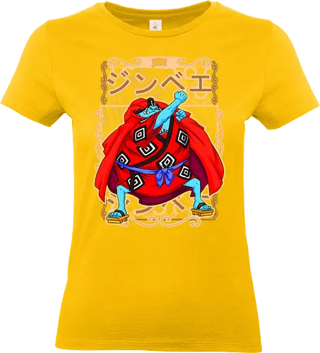 Knight of the Sea - Pirate, jinbe, fishman karate, straw hat crew, anime pirate, knight of the sea, grand line, anime warrior - Standard T-Shirt (Frauen)