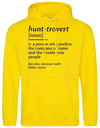Hunt-trovert Definition