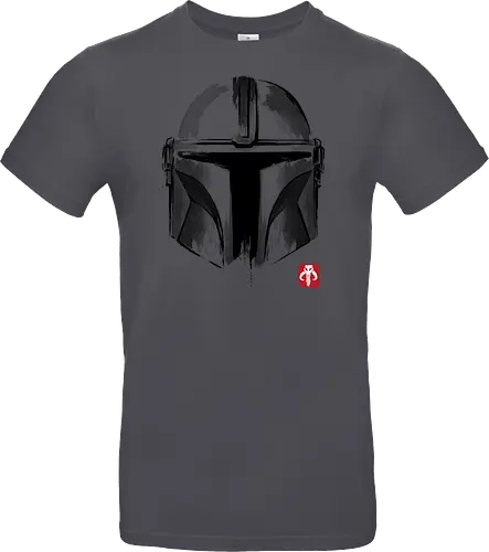 Bounty Hunter helmet sumi e