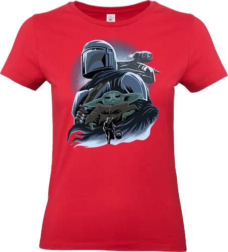 Clan Mudhorn - Space Opera, Bounty Hunter, Grogu, Mudhorn - Standard T-Shirt (Frauen)
