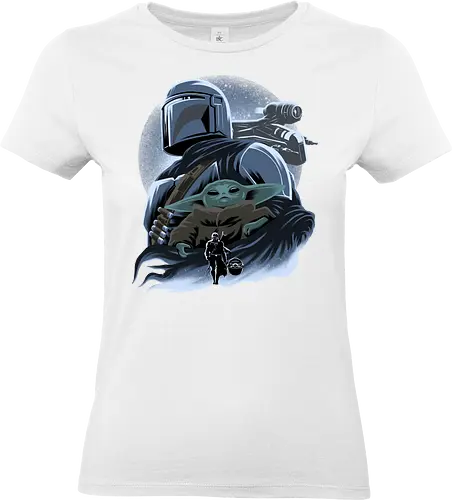 Clan Mudhorn - Space Opera, Bounty Hunter, Grogu, Mudhorn - Standard T-Shirt (Frauen)