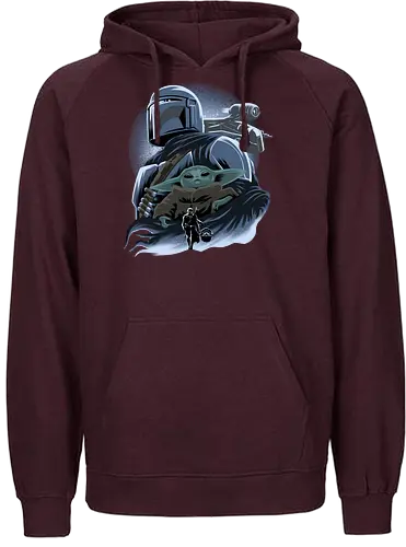 Clan Mudhorn - Space Opera, Bounty Hunter, Grogu, Mudhorn - Fairtrade Hoodie