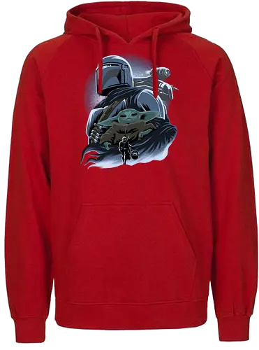 Clan Mudhorn - Space Opera, Bounty Hunter, Grogu, Mudhorn - Fairtrade Hoodie