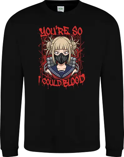Yandere Bloodlust: Edgy Villain Graphic