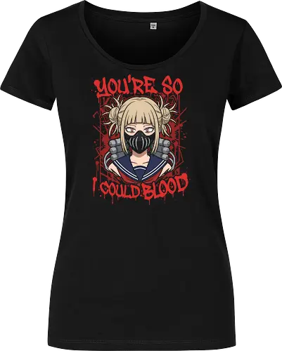 Yandere Bloodlust: Edgy Villain Graphic