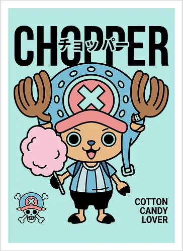Cotton Candy Lover: Kawaii Chopper Graphic