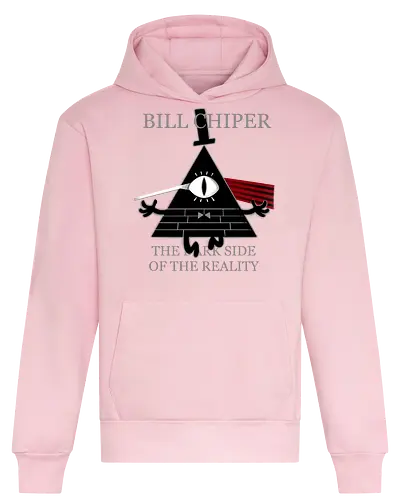 dark side - bill chiper, triangle, cartoon, adventure, parody, comedy, all seing eyes, world - Heavyweight Hoodie