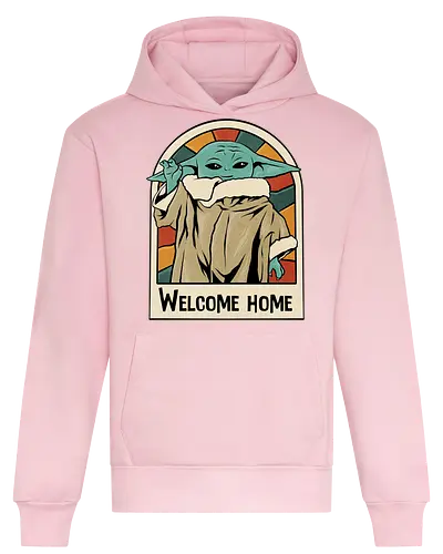welcome home alien  - Bounty Hunter, grogu, movies, 80s, 90s, vintage, classic, music, alien, ufo - Heavyweight Hoodie