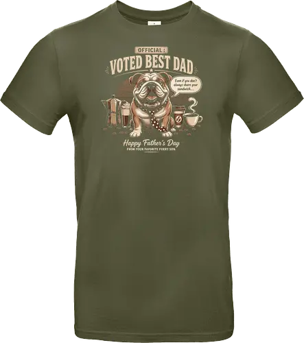 Voted best Dad Bulldog Coffee