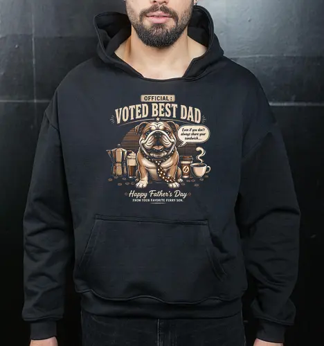 Voted best Dad Bulldog Coffee
