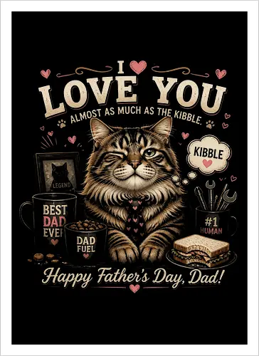 Cat - I love you - Father's Day