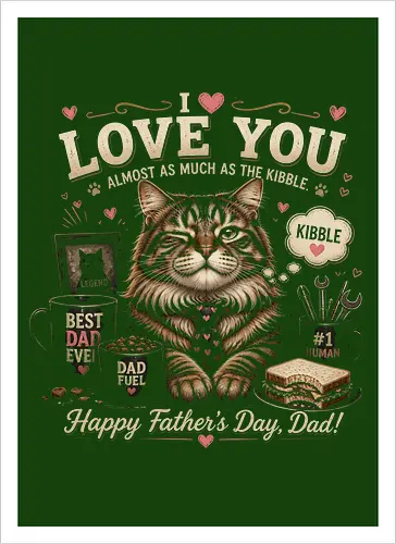 Cat - I love you - Father's Day