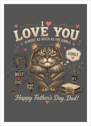 Cat - I love you - Father's Day