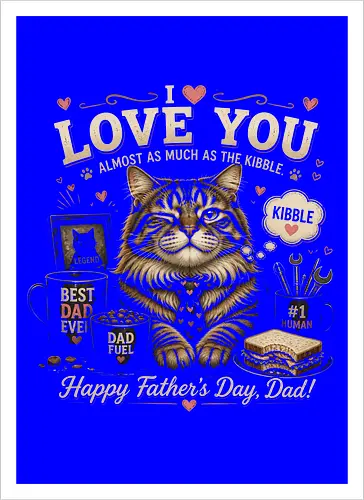 Cat - I love you - Father's Day