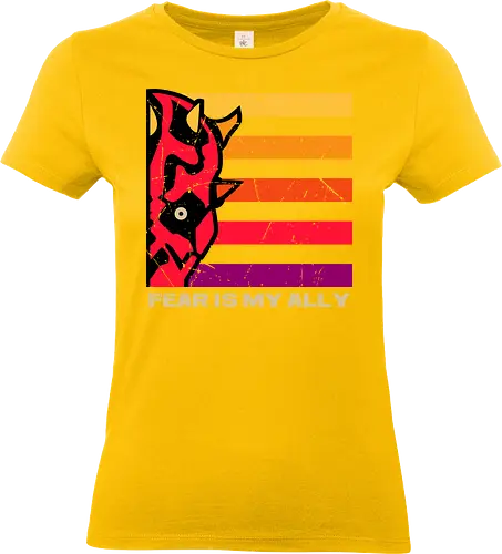 face of fearless - bountyhunter, vintageart, classicposter, 80s, master, revenge - Standard T-Shirt (Frauen)