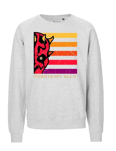 face of fearless - bountyhunter, vintageart, classicposter, 80s, master, revenge - Fairtrade Sweatshirt