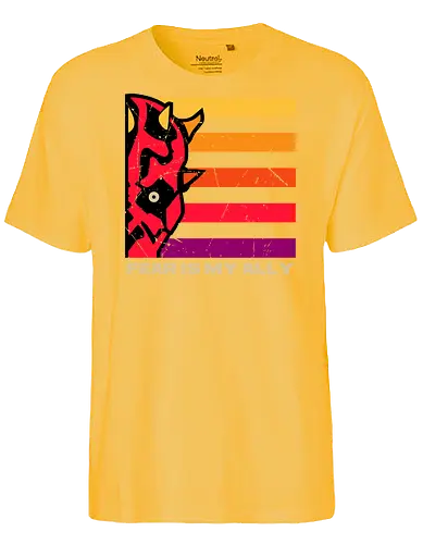 face of fearless - bountyhunter, vintageart, classicposter, 80s, master, revenge - Fairtrade T-Shirt