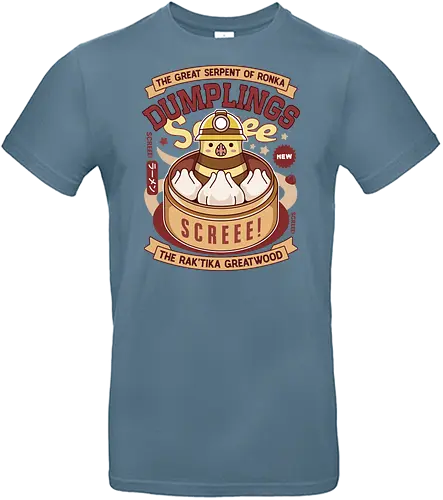 Serpent Of Ronka Dumplings - final 14, dumplings, fantasy, ffxiv, ff14, the great serpent of ronka, scree, video games, gaming, dumplings, eorzea, Kupo, Cactus, sabotender, tonberry, Kweh - Standard T-Shirt