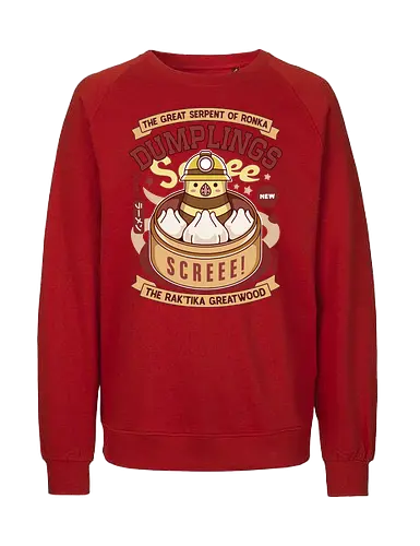 Serpent Of Ronka Dumplings - final 14, dumplings, fantasy, ffxiv, ff14, the great serpent of ronka, scree, video games, gaming, dumplings, eorzea, Kupo, Cactus, sabotender, tonberry, Kweh - Fairtrade Sweatshirt