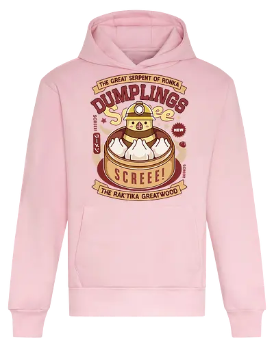 Serpent Of Ronka Dumplings - final 14, dumplings, fantasy, ffxiv, ff14, the great serpent of ronka, scree, video games, gaming, dumplings, eorzea, Kupo, Cactus, sabotender, tonberry, Kweh - Heavyweight Hoodie