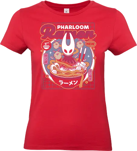 Pharloom Ramen Aesthetic - Bug Knight, silksong, hallownest, the knight, hollow, hollow, indie game, shade, gamer, gaming, video game, lost fleas, pale king, grub, sherma - Standard T-Shirt (Frauen)