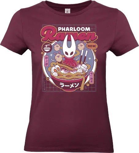 Pharloom Ramen Aesthetic - Bug Knight, silksong, hallownest, the knight, hollow, hollow, indie game, shade, gamer, gaming, video game, lost fleas, pale king, grub, sherma - Standard T-Shirt (Frauen)