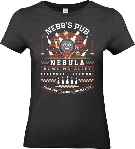 Nebb Bowling Mascot Emblem - Strange Life, butterfly, before the storm, Chloe, Max, rachel amber, arcadia bay, video game, gaming, gamer, rocky mountain record traders, the black lantern, true colors, alex chen, haven springs - Standard T-Shirt (Frauen)