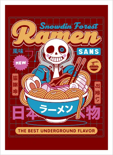 Snowdin Forest Ramen Aesthetic
