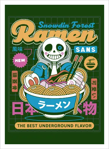 Snowdin Forest Ramen Aesthetic