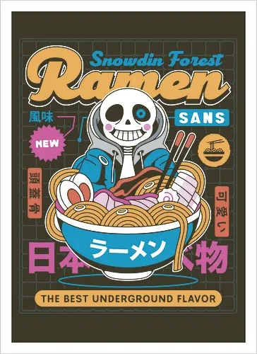 Snowdin Forest Ramen Aesthetic