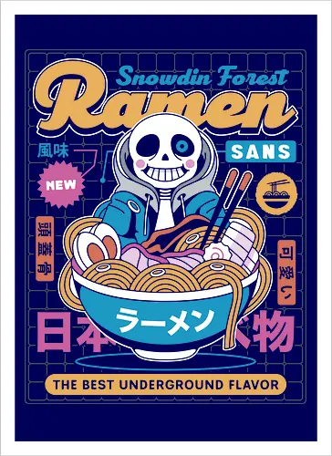 Snowdin Forest Ramen Aesthetic