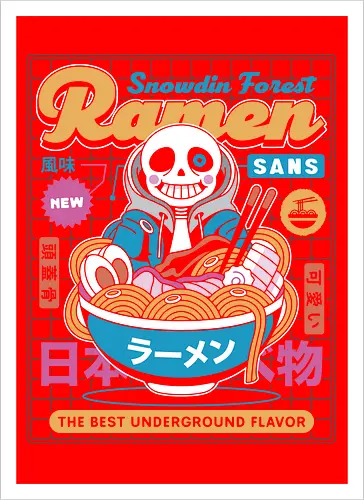 Snowdin Forest Ramen Aesthetic