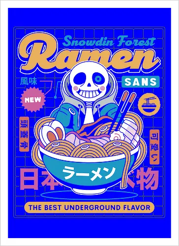 Snowdin Forest Ramen Aesthetic